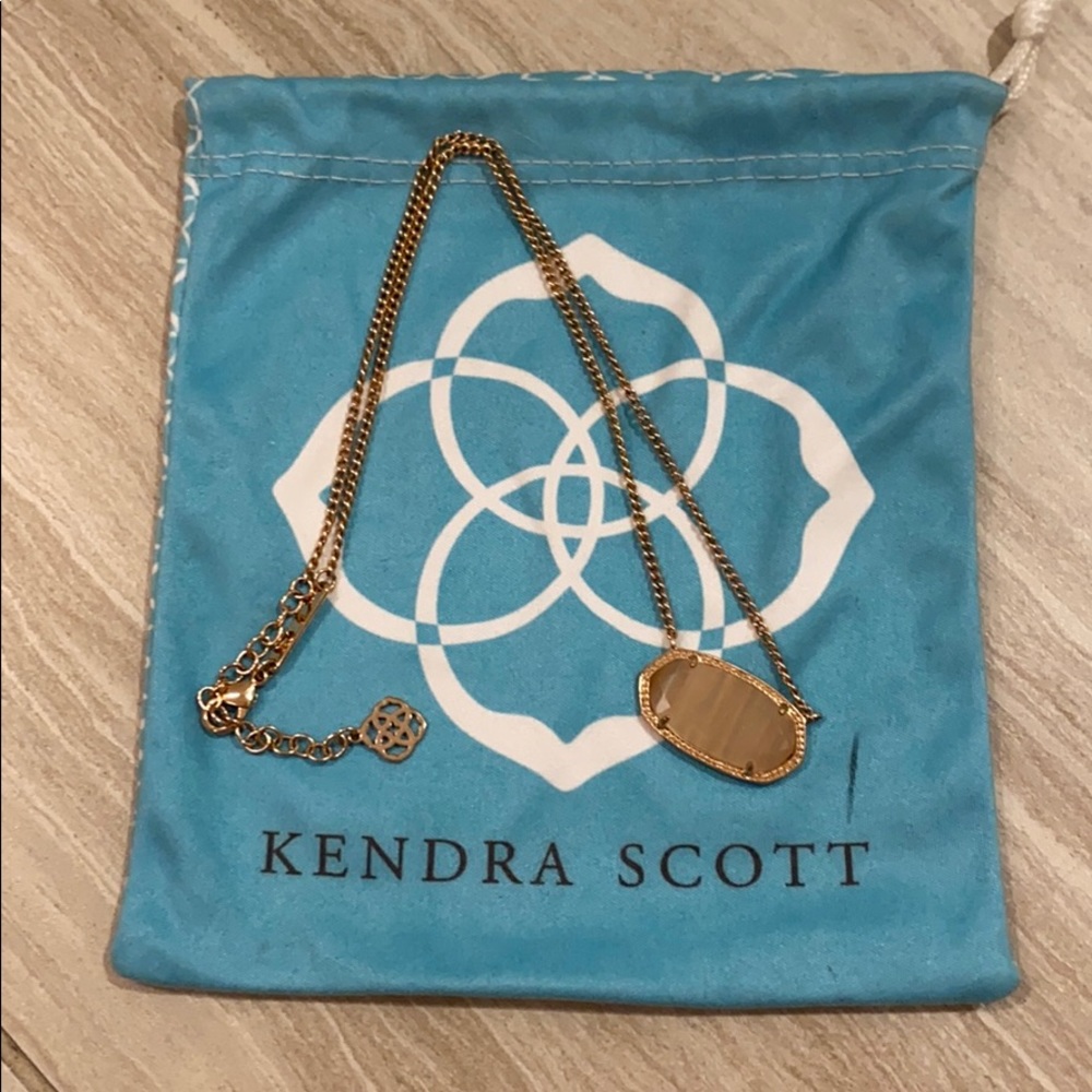 Rose Gold Kendra Scott Necklace